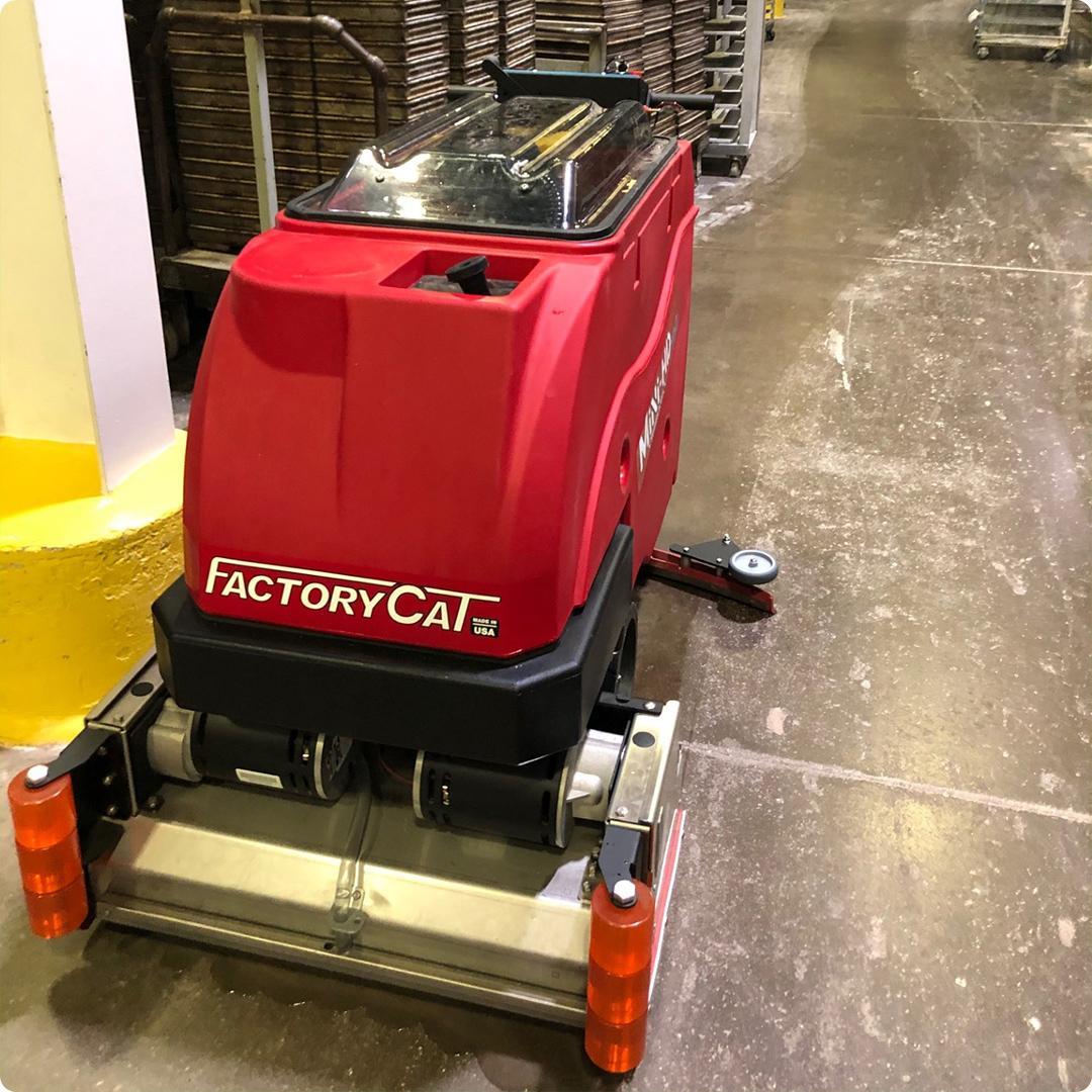 FactoryCat Walk Behind Floor Scrubbers Mini-HD warehouse concrete - https://assets.factorycat.com/demoImages/2024/july/factorycat-walk behind floor scrubbers-mini-hd-warehouse-concrete-115.jpg - 1080 - 1080 - 115 Mini-HD Walk Behind Floor Scrubbers Illinois Bakery