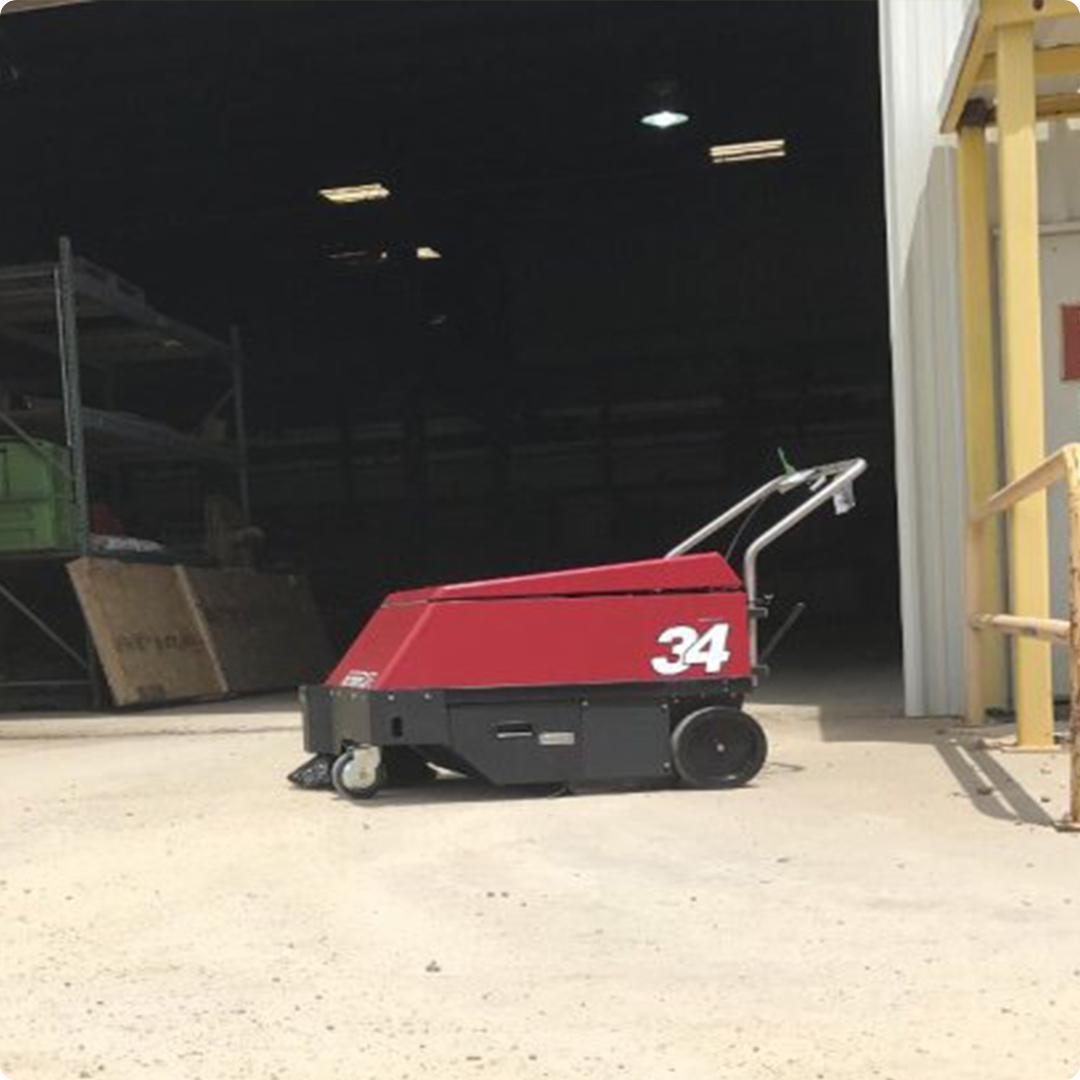 FactoryCat Walk Behind Floor Sweepers 34 loading dock concrete - https://assets.factorycat.com/demoImages/2024/july/factorycat-walk behind floor sweepers-34-loading dock-concrete-106.jpg - 1080 - 1080 - 106 34 Walk Behind Floor Sweepers California Saw Mill