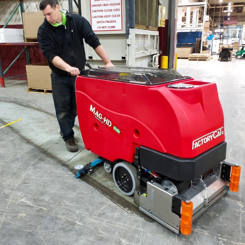FactoryCat Walk Behind Floor Scrubbers Mag-HD warehouse concrete - https://assets.factorycat.com/demoImages/2025/april/Mag-HD-Walk Behind Floor Scrubbers-warehouse-concrete-Memphis-USA-599.jpg - 800 - 800 - 599 Mag-HD Walk Behind Floor Scrubbers Tennessee Contract Manufacturer